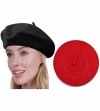 Berets Beret Hat of French Vintage Style- Elegant Soft Stretch Wool Cap- Lightweight Classic Boinas Winter Beanie - CY1862EWM...