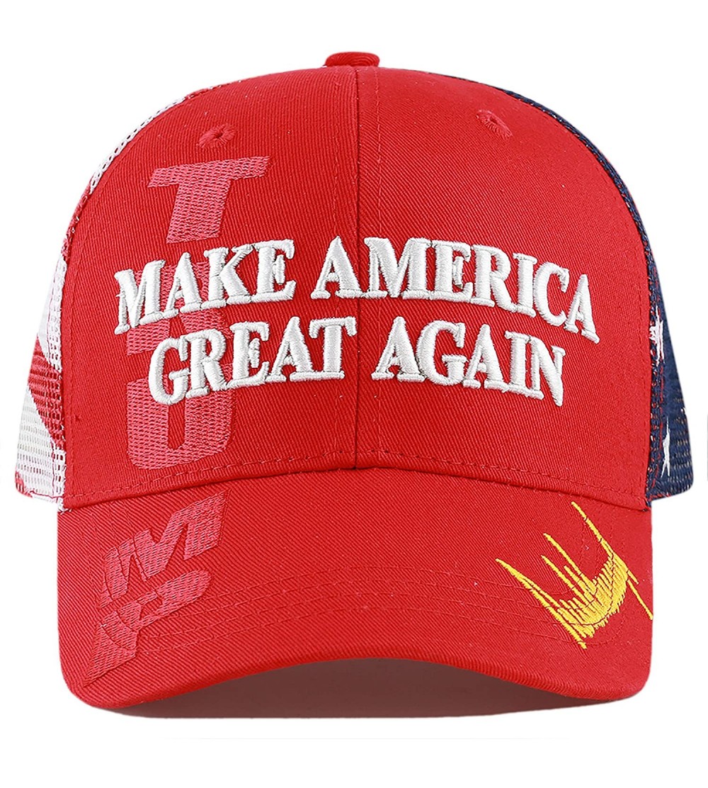 Baseball Caps Original Exclusive Donald Trump 2020" Keep America Great/Make America Great Again 3D Cap - CR18SCZKQEM $10.70