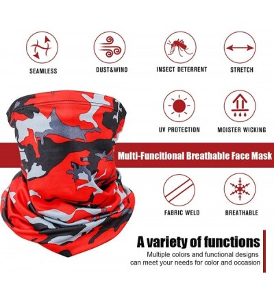 Balaclavas 6 Piece UV Protection Neck Gaiter Bandana Balaclava Breathable Scarf Face Mask - Camouflage (6 Pcs) - CD1987HD968 ...
