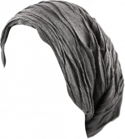 Skullies & Beanies All Kinds of Long Slouchy Baggy Wrinkled Oversized Beanie Winter Hat - 1. 2800 - Grey - CA12MYLK8KY $13.17