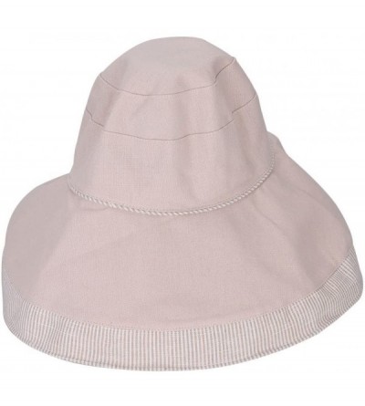 Sun Hats Protection Packable Adjustable Fold Up Stylish - Beige - C318DRHHMXN $15.75