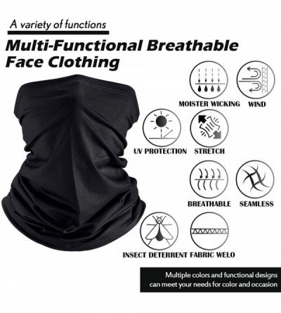 Balaclavas Summer UV Protection Neck Gaiter Scarf Balaclava Breathable Face Cover Scarf - CG197YDHKTO $10.84
