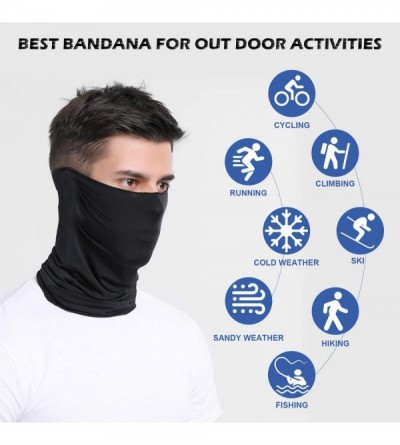 Balaclavas Bandanas Neck Gaiter Face Cover Scarf- Dust Wind Headwear Bandana for Men Women - 1pcs-women - CB198D3R328 $8.01