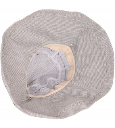 Sun Hats Protection Packable Adjustable Fold Up Stylish - Beige - C318DRHHMXN $15.75