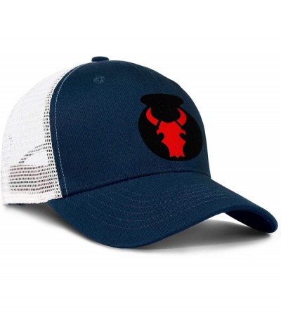 Baseball Caps Men USA 34th Red Bull Infantry Division Grid Baseball Caps with ANG More Outdoor Activities - "Usa 34th ""Red-1...