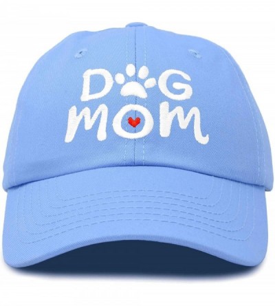 Baseball Caps Dog Mom Baseball Cap Women's Hats Dad Hat - Light Blue - CG18K63UH0A $22.67