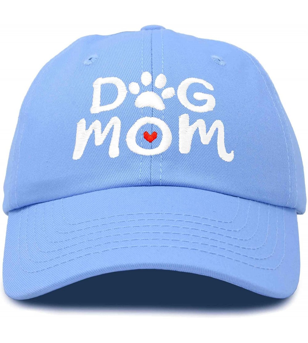 Baseball Caps Dog Mom Baseball Cap Women's Hats Dad Hat - Light Blue - CG18K63UH0A $14.29