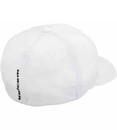 Baseball Caps Men's Full Stone Six Panel Xfit Flexfit Hat - White - CW18SQTINDS $23.18