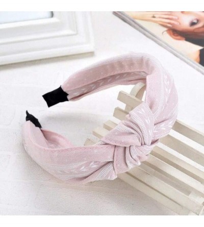 Headbands Sweatband Lightweight Headbands - Pink -2 - CG18KCZWDQO $7.95