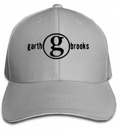 Baseball Caps Garth Brooks Outdoor Running Cotton Hat Adjustable Black - Gray - CQ18ZT6KIRT $19.48