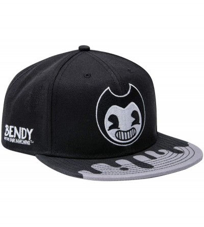 Baseball Caps Hat - Black and White Bendy Hat - Bendy Snapback Hats - Black - CK18NO6TGTX $41.45