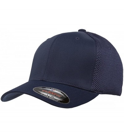Baseball Caps Ultrafibre & Airmesh Fitted Cap w/THP No Sweat Headliner Bundle Pack - Navy - CK1856XAN25 $19.46