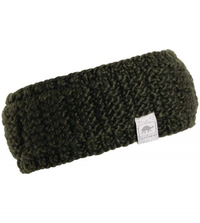 Cold Weather Headbands Women's Shay Fleece Lined Wide Knit Headband - Spruce - C818IGCOLMD $38.56
