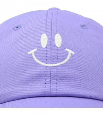 Baseball Caps Smile Baseball Cap Smiling Face Happy Dad Hat Men Women Teens - Lavender - CA18SHNR8L4 $9.67