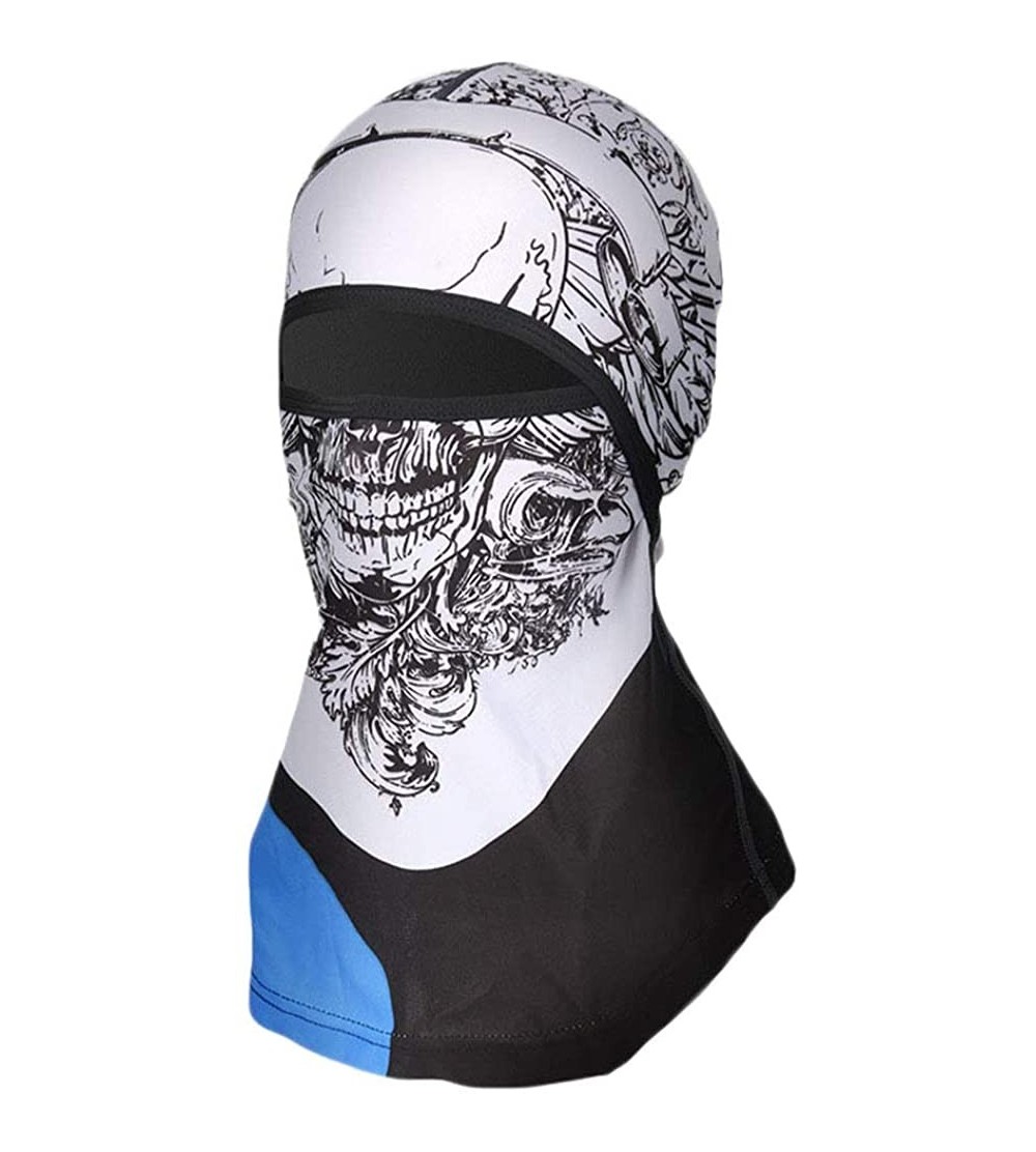 Balaclavas 3D Animal Funny Balaclava Full Face Mask Neck Warmer for Cycling Motorcycle Skiing Outdoor Sports - Blue - CN198CE...